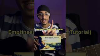 Emptiness Guitar Lesson  Easy Intro Tutorial For Beginners  Learn in 60 Seconds shorts [upl. by Eiznik]