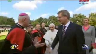 Shocking Catholic Cardinals and Bishops refuse to shake hands with Benedict XVI [upl. by Anet96]