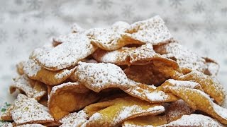 Brushwood Cookies  Christmas Angel Wings  Crispy Cookies Recipe  Polish Chrusciki [upl. by Grieve616]