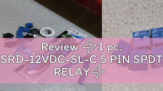 Review ⚡1 pc SRD12VDCSLC 5 PIN SPDT RELAY⚡ [upl. by Ardnaeel167]