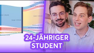 24Jähriger EnergietechnikStudent mit 1350€ Sparrate  Finanzfluss Budget Analyse [upl. by Satsoc]