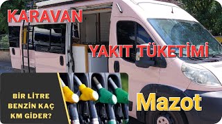 KARAVANLARDA YAKIT TÜKETİMİ BOXER VE DUCATO EN ÇOK SATILAN KARAVANLAR NE KADAR YAKIYOR [upl. by Llezniuq]