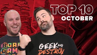 Top 10 Hottest Board Games October 2023  The Best of BGG [upl. by Epilif]