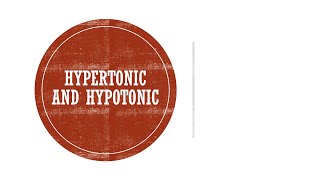 Hypertonic and Hypotonic [upl. by Inacana]