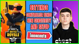 innocents Fortnite Settings Controller Settings Sensitivity and Setup 2021 [upl. by Auberbach]