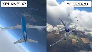 Microsoft Flight Simulator 2020 vs XPLANE 12 Physics Comparison [upl. by Liederman]