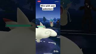 One pokemon win gblteam pokemongoshorts pokemongopvp pokemongopvp gobattleleague pokémongovide [upl. by Rico]