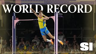 Mondo Duplantis Breaks Pole Vault World Record  Olympics  Sports Illustrated [upl. by Kenward]