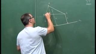 Geometria  Distância entre o baricentro de um triângulo e uma reta  Aula 34 [upl. by Allerim70]