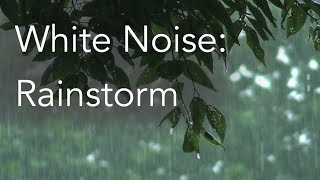 Rainstorm Sounds for Relaxing Focus or Deep Sleep  Nature White Noise  8 Hour Video [upl. by Acinet]