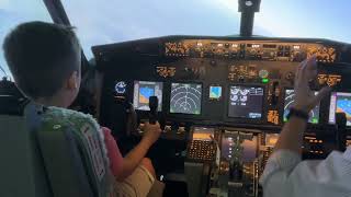 Boeing 737800 flight simulator experience [upl. by Akinahc]