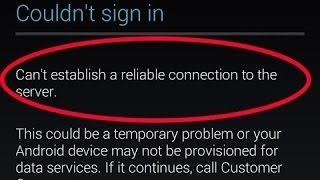 SOLVED Couldnt Sign In To My Google Account On My Android Device [upl. by Harold]