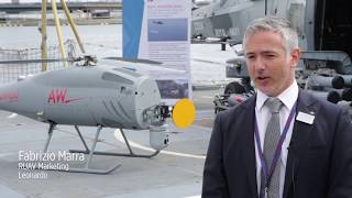 Leonardo DSEi2019 AWHero UAV [upl. by Halil862]