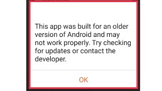 How To Fix This App Build Older Version  Android Not Work Property amp Checking Updates Problem Solve [upl. by Bussey]