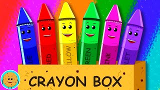 Crayons Colors Song by Hello Cookies amp Nursery Rhymes for Children [upl. by Ispep]