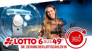 Die Ziehung der Lottozahlen vom 19102024 in 360 Grad [upl. by Bronwen]