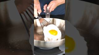 How to make a stainless steel pan NONSTICK 🍳 [upl. by Sible]