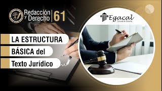 ESTRUCTURA BÁSICA del texto jurídico  Redacción y Derecho  61 [upl. by Necyrb650]