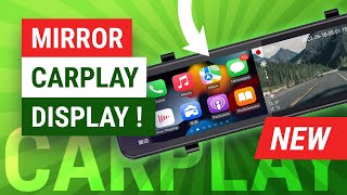 Smart Car Mirror with Wireless Apple CarPlay Android Auto and Dashcam  Coral Vision R9 Review [upl. by Gaul]