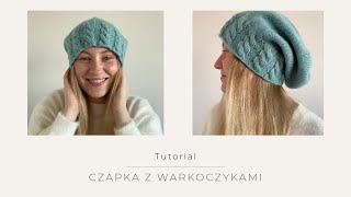 TUTORIAL  jak zrobić czapkę z warkoczykami cz1 [upl. by Anaihsat525]