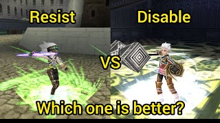 Resist Set vs Disable Set Gladiator Iruna Online [upl. by Kwei]