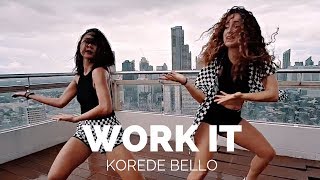 Korede Bello Work It Dance In Phillipines workitchallenge [upl. by Emoryt]