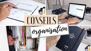 Mes conseils pour être organisé au quotidien [upl. by Vastah]