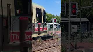 Einfahrt K5000 Straßenbahnmuseum Thielenbruch H Buchheim Herler str  tram hsk kvb [upl. by Bergquist]