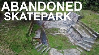 Hidden Skate Park In The Forest ABANDONED [upl. by Acherman]