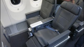 American Airlines 787 Premium Economy seat review amp difference between this and 777 on AA [upl. by Honor294]