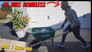 Gave a homeless man a construction job pt3 [upl. by Ferd]