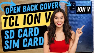 Help Me Remove the Back Cover to my Tracfone to Change the SIM Card or Add an SD Card  TCL Ion V [upl. by Nancy]