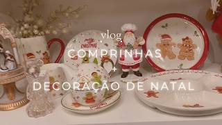 Vlog  Comprinhas  olhando decoração de Natal  alimentei as garnisés na mão Vida no Interior [upl. by Eriam963]