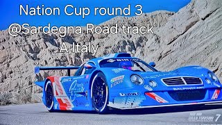 Nations cup race R3 Sardegna road track A Italy [upl. by Anniahs344]