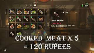 BotW  Earn More Rupees by Cooking [upl. by William]