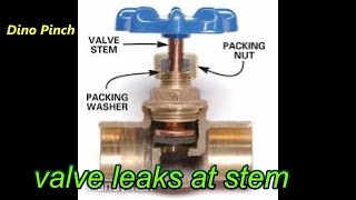 Fix Valve Leaks at Stem Shaft [upl. by Rafaelia]