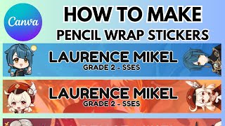 Pencil Sticker Wrap in Canva Tagalog [upl. by Giess562]