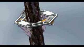 solidworks coconut tree climber robot model [upl. by Erapsag]