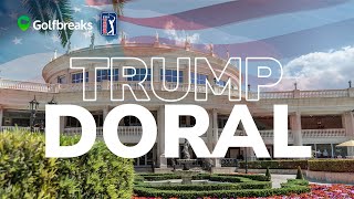 Taking on the BLUE MONSTER at Trump National Doral [upl. by Gery]