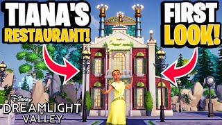 UPDATE 12 Tianas Palace FIRST LOOK New Restaurant Character Design amp MORE  Dreamlight Valley [upl. by Bigod]