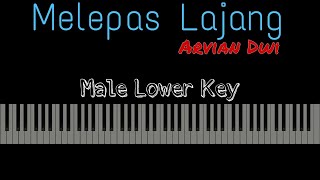 Melepas Lajang  Arvian Dwi Karaoke Piano  Male Lower Key [upl. by Ainehta461]