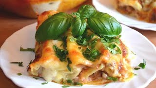 Каннеллони с Мясной начинкой под Соусом quotБешамельquot  Марьяна Рецепты [upl. by Epifano]