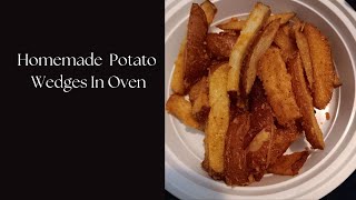 Homemade Wedges In Oven [upl. by Laurice635]