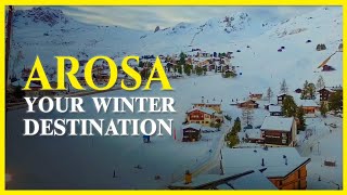 AROSA Ski Resort and Kulm Hotel Your Winter Destination in Switzerland [upl. by Dnalhsa]