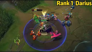 Rank 1 Darius He Makes Master Tryndamere Look Like AI [upl. by Reed]