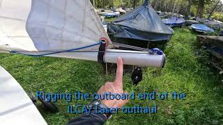 Rigging the ILCA Laser outhaul [upl. by Sire6]