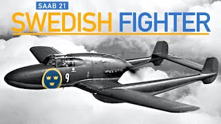 The Experimental Swedish WW2 Fighter  Saab 21 [upl. by Riccio]