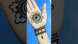 Very Easy And Simple Stylish Mehndi Design 😍mehndi mehndidesign youtubeshorts viralvideo [upl. by Eerual]