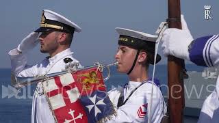 Mattarella alla commemorazione dellaffondamento della Corazzata Roma [upl. by Cissiee675]