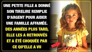 Une fillette donne sa tirelire pour aider une famille et des années plus tard elle est choquée [upl. by Eninotna]